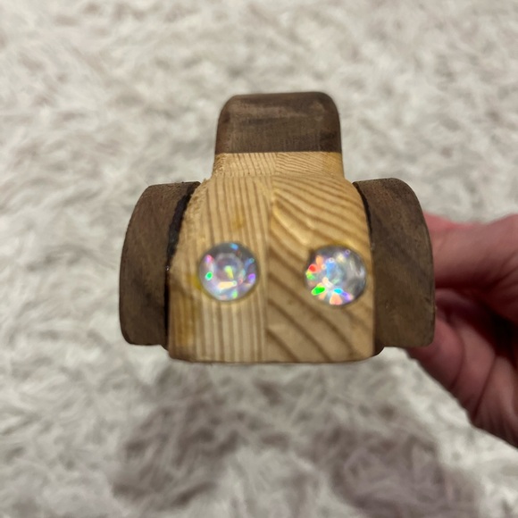 Handmade Wooden Custom Car Two tone Wood Movable - Picture 3 of 6